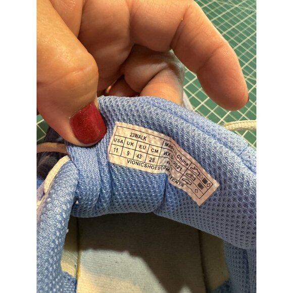 Vionic Women's Blue Suede Sneakers With Laces - Size 11 - Picture 4 of 5